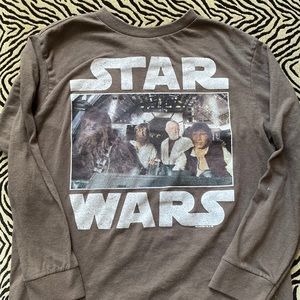 Star Wars M long sleeve Vintage style graphic tee EUC